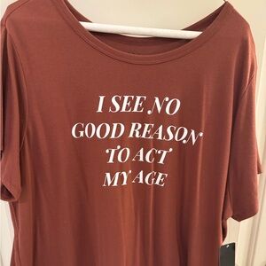 Torrid Classic Fit Brown Tee